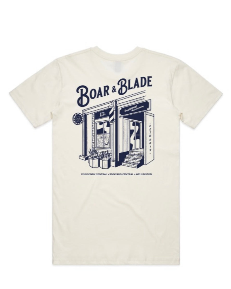 Boar & Blade Welly Tee - Blue