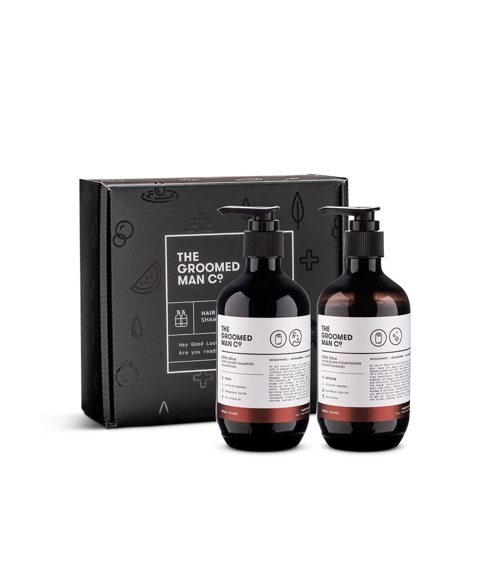 Cool Cola Hair & Beard Shampoo and Conditioner Pack